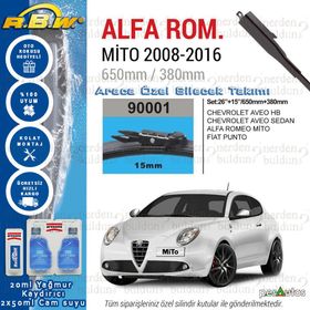 Alfa Romeo Mito RBW 2008-2016 Muz Silecek Takımı