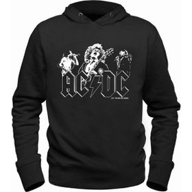 Alfa Tshirt Ac Dc Siyah Erkek Sweatshirt