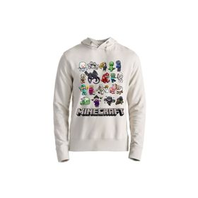 Alfa Tshirt B2643 Ekru Minecraft Erkek Sweatshirt