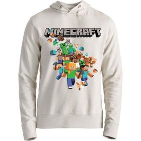 Alfa Tshirt B2643 Ekru Minecraft Erkek Sweatshirt