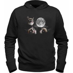 Alfa Tshirt Black Cat Siyah Erkek Sweatshirt