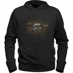 Alfa Tshirt Csgo Ak-47 Siyah Kapşonlu Erkek Sweatshirt
