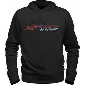 Alfa Tshirt Csgo Awp Hyperbeast Siyah Kapşonlu Erkek Sweatshirt