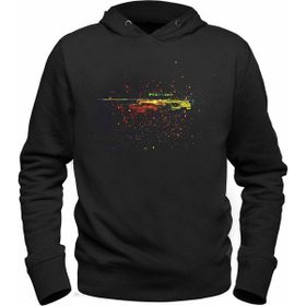 Alfa Tshirt Csgo Awp Siyah Kapşonlu Erkek Sweatshirt