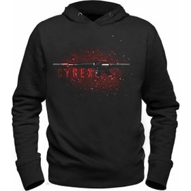 Alfa Tshirt Csgo Cyrex Siyah Kapşonlu Erkek Sweatshirt