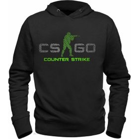 Alfa Tshirt Csgo Siyah Kapşonlu Erkek Sweatshirt