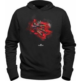 Alfa Tshirt Csgo Siyah Kapşonlu Erkek Sweatshirt