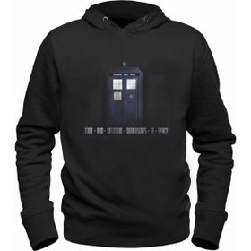 Alfa Tshirt Doctor Who Siyah Erkek Sweatshirt
