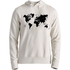 Alfa Tshirt Dünya Haritası Ekru Erkek Sweatshirt