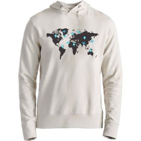 Alfa Tshirt Dünya Haritası Ekru Erkek Sweatshirt