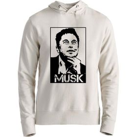 Alfa Tshirt Elon Musk Ekru Erkek Sweatshirt