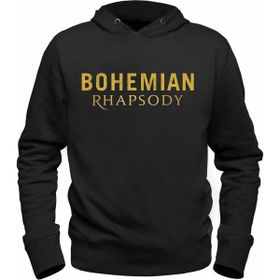 Alfa Tshirt Freddie Mercury Bohemian Rhapsody Siyah Kapşonlu Erkek Sweatshirt