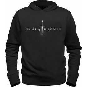 Alfa Tshirt Game Of Thrones Siyah Kapşonlu Erkek Sweatshirt