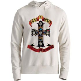 Alfa Tshirt Guns N Roses Ekru Erkek Sweatshirt