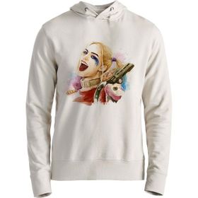 Alfa Tshirt Harleey Quinn Ekru Erkek Sweatshirt