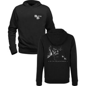 Alfa Tshirt Heinsenberg-Breaking Bad Siyah Ön Arka Baskılı Erkek Sweatshirt