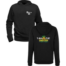 Alfa Tshirt Heinsenberg-Breaking Bad Siyah Ön Arka Baskılı Erkek Sweatshirt