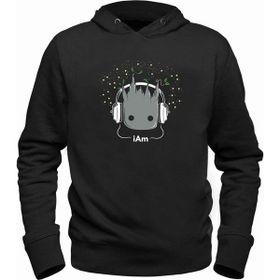 Alfa Tshirt Im Groot Siyah Kapşonlu Erkek Sweatshirt