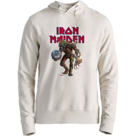 Alfa Tshirt Iron Maiden Ekru Erkek Sweatshirt