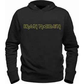 Alfa Tshirt Iron Maiden Siyah Kapşonlu Erkek Sweatshirt