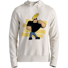 Alfa Tshirt Johnny Bravo Ekru Erkek Sweatshirt