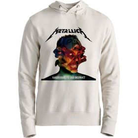 Alfa Tshirt Metallica Ekru Erkek Sweatshirt