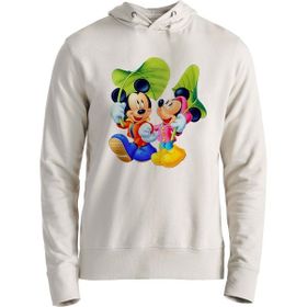 Alfa Tshirt Mickey Mouse Ekru Erkek Sweatshirt
