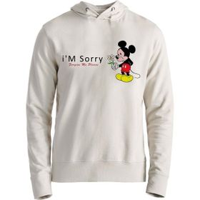 Alfa Tshirt Mickey Mouse Ekru Erkek Sweatshirt