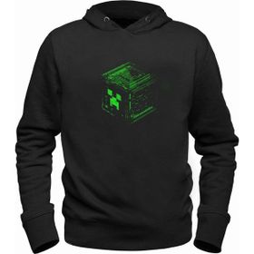 Alfa Tshirt Minecraft Siyah Erkek Sweatshirt
