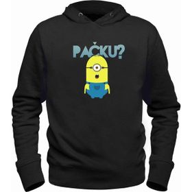 Alfa Tshirt Minions Siyah Erkek Sweatshirt