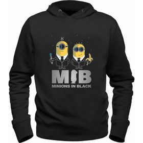 Alfa Tshirt Minions Siyah Erkek Sweatshirt