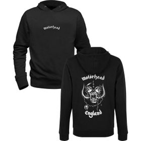 Alfa Tshirt Motörhead Baskılı Siyah Ön Arka Baskılı Erkek Sweatshirt