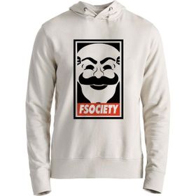 Alfa Tshirt Mr.Robot Ekru Erkek Sweatshirt