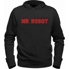 Alfa Tshirt Mr.Robot Siyah Erkek Sweatshirt