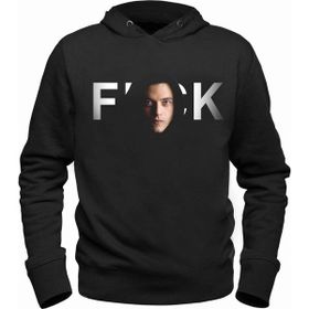 Alfa Tshirt Mr.Robot Siyah Erkek Sweatshirt