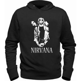 Alfa Tshirt Nirvana Siyah Erkek Sweatshirt