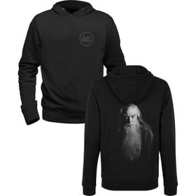 Alfa Tshirt Of The Rings Siyah Ön Arka Baskılı Erkek Sweatshirt