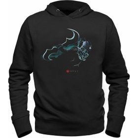 Alfa Tshirt Phantom Assassin Dota 2 Siyah Kapşonlu Erkek Sweatshirt