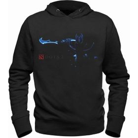 Alfa Tshirt Phantom Assassin Dota 2 Siyah Kapşonlu Erkek Sweatshirt