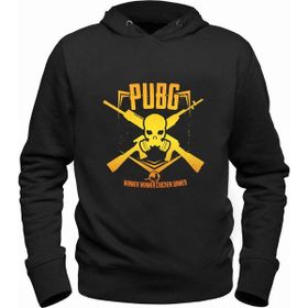 Alfa Tshirt Pubg Siyah Kapşonlu Erkek Sweatshirt