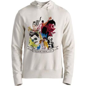 Alfa Tshirt Queen-Freddie Mercury Ekru Erkek Sweatshirt