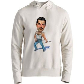 Alfa Tshirt Queen-Freddie Mercury Ekru Erkek Sweatshirt