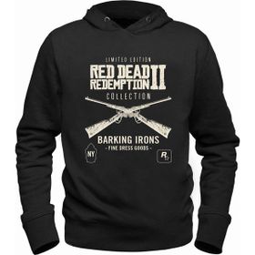 Alfa Tshirt Red Dead Redemptio Siyah Kapşonlu Siyah Erkek Sweatshirt