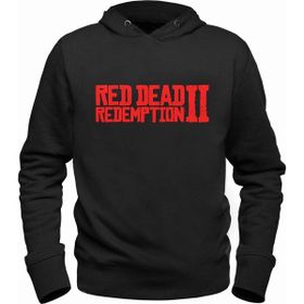 Alfa Tshirt Red Dead Redemptio Siyah Kapşonlu Siyah Erkek Sweatshirt