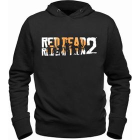 Alfa Tshirt Red Dead Redemptio Siyah Kapşonlu Siyah Erkek Sweatshirt