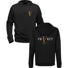 Alfa Tshirt Roger Federer Baskılı Hammer Siyah Ön Arka Baskılı Erkek Sweatshirt
