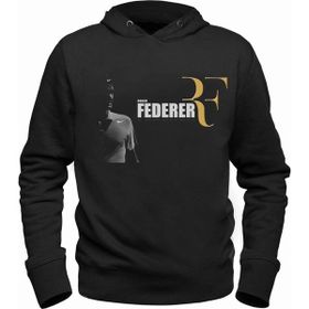 Alfa Tshirt Roger Federer Siyah Erkek Sweatshirt