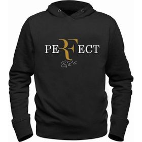 Alfa Tshirt Roger Federer Siyah Erkek Sweatshirt