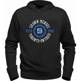 Alfa Tshirt Shawn Mendes Siyah Kapşonlu Erkek Sweatshirt