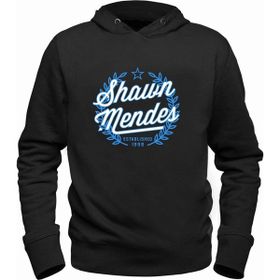 Alfa Tshirt Shawn Mendes Siyah Kapşonlu Erkek Sweatshirt